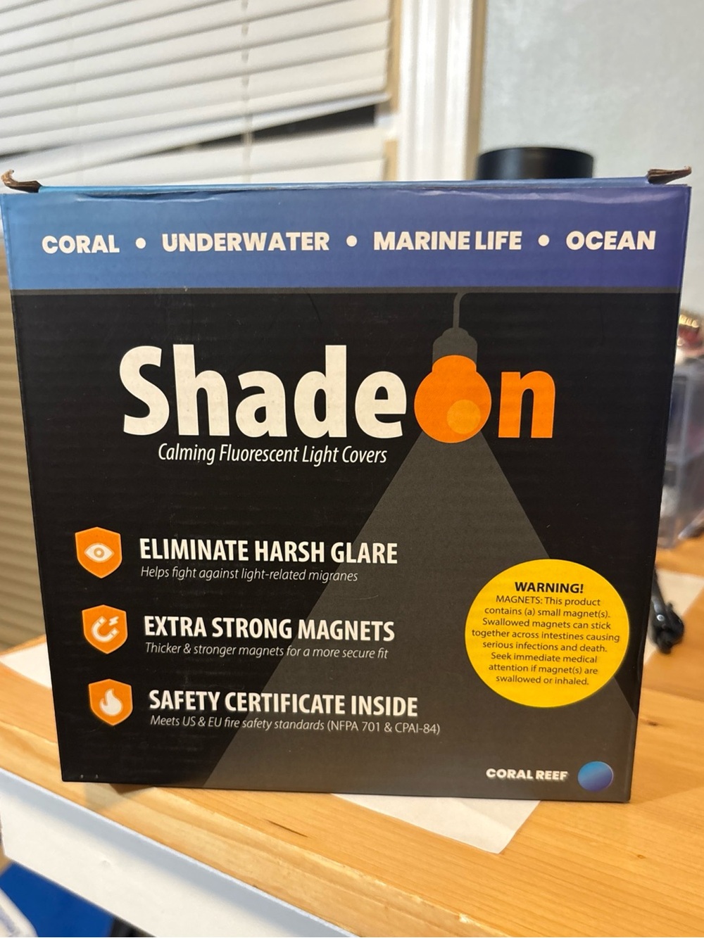 Shadeon 24" X 48" Magnetic Fluorescent Light Covers (4-Pack)
